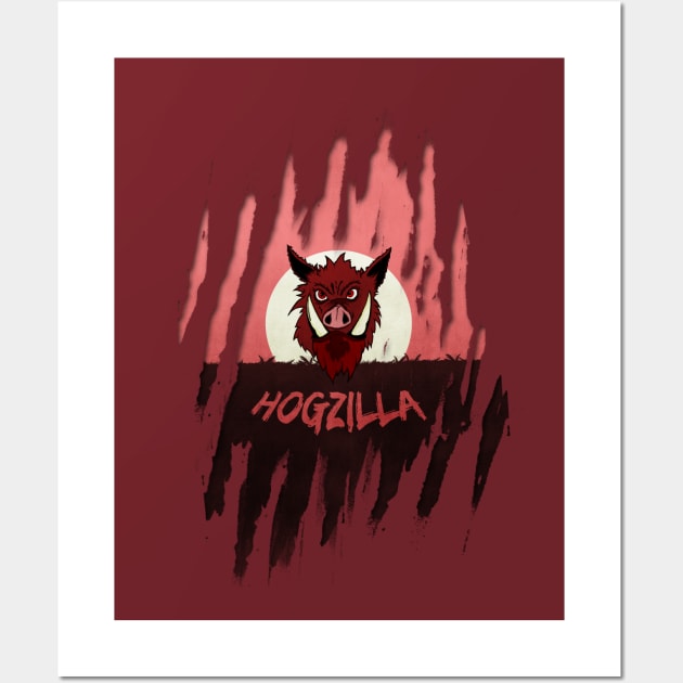 Hogzilla Wall Art by Flush Gorden